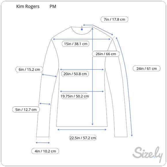 Kim Rogers PM Cheers Ornament Long Sleeve Womens Shirt NWT $28 - Picture 2 of 4